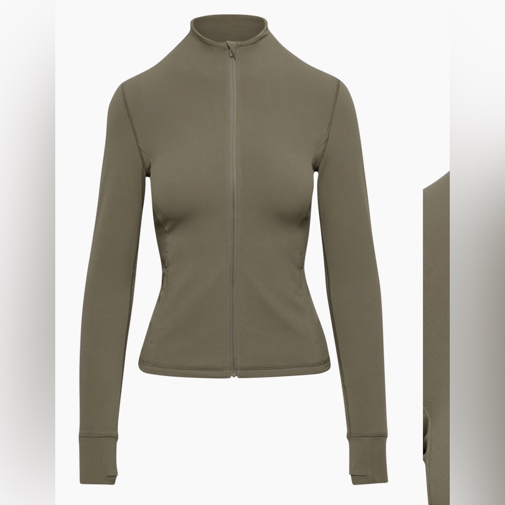 TNA NWT Grey Parallel zip up